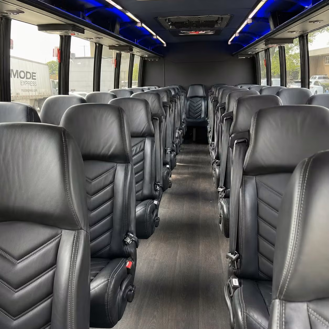 30 passenger minibus interior