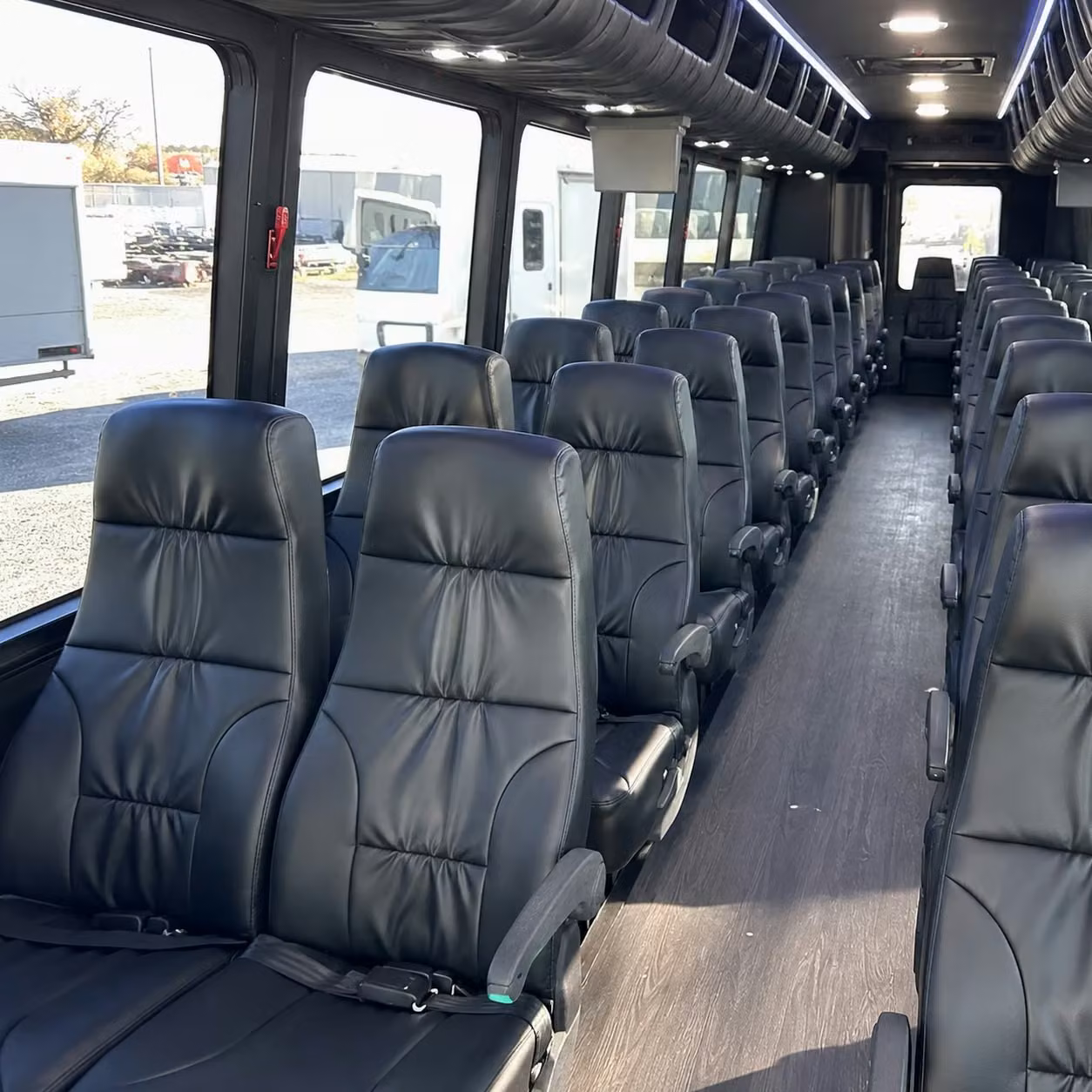 35 passenger minibus interior