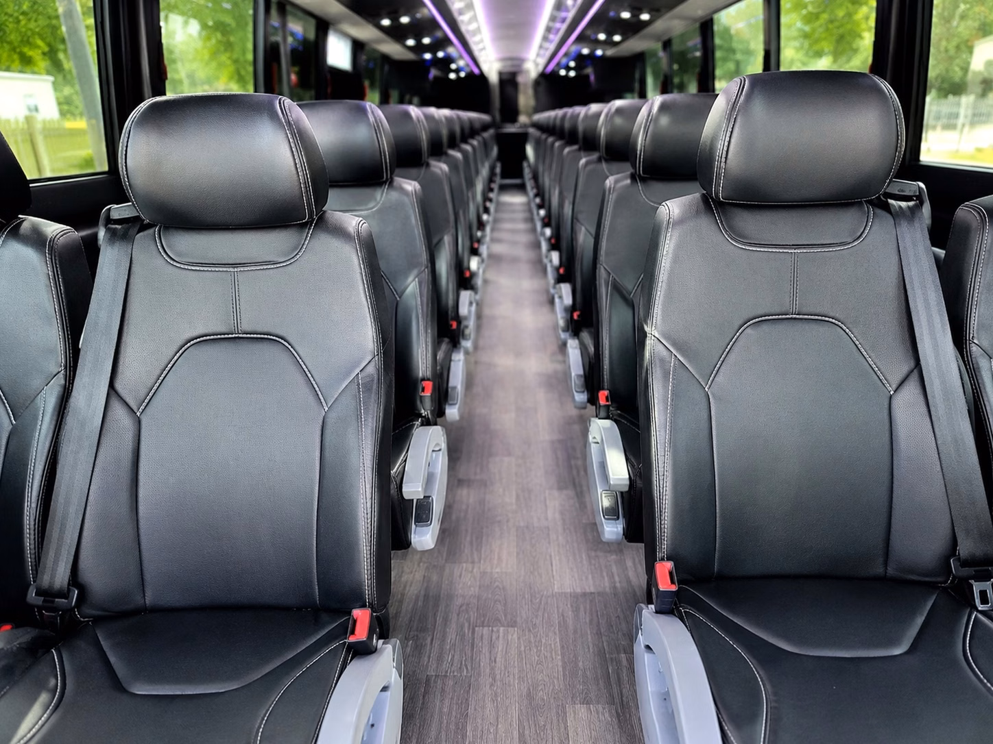 menifee charter bus inside