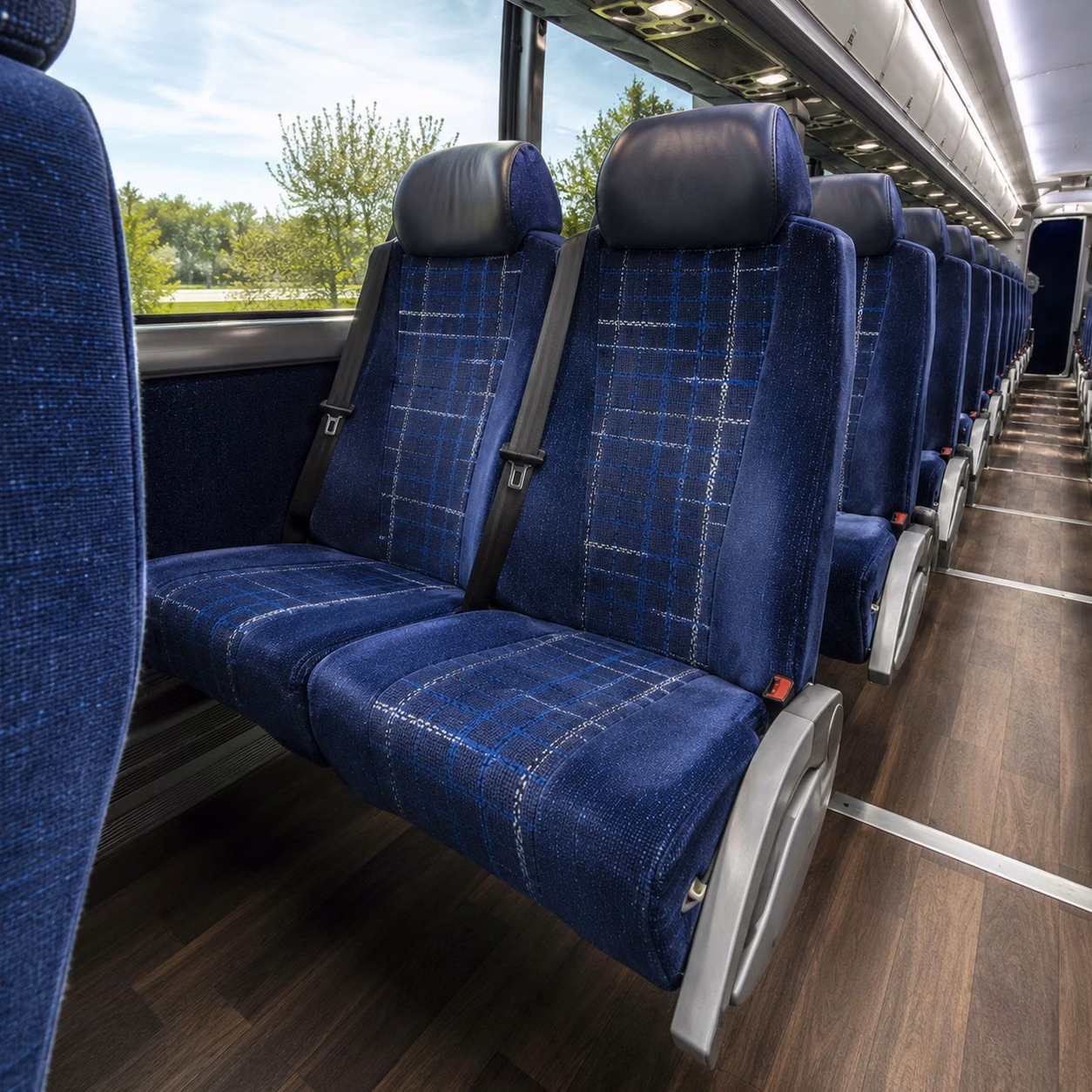 menifee charter bus rental inside