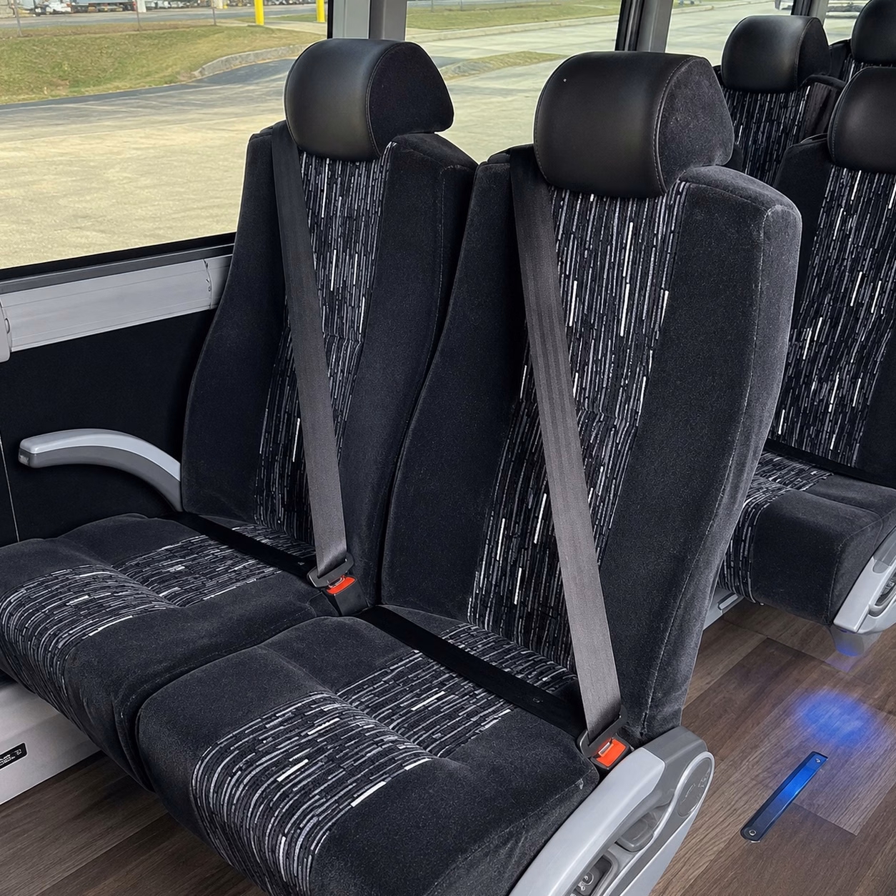 menifee charter bus rental interior