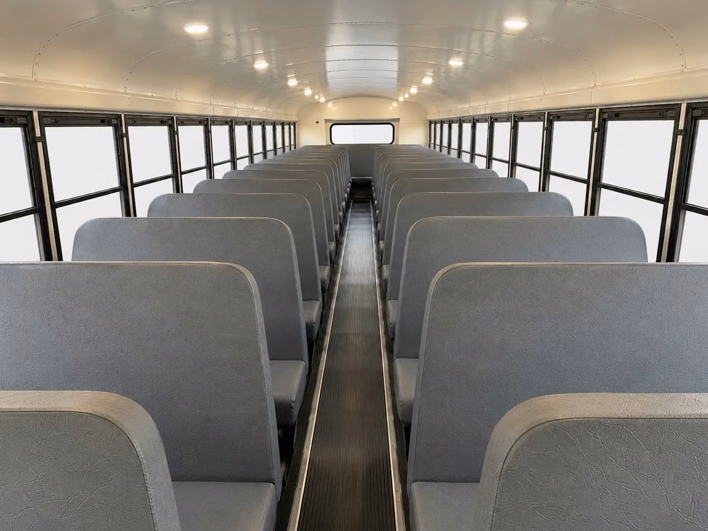 school bus inside